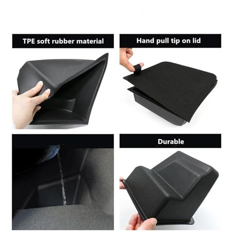 Compatible For Tesla Model Y Car Interior Accessories Trunk Side Cover Original Car Storage Durable Trunk Storage Box