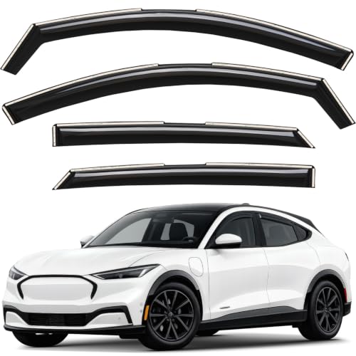 Window Deflectors Smoke Tinted in (4 Count)