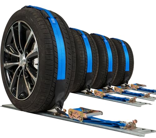 E Track Wheel Straps with E (4 Count)