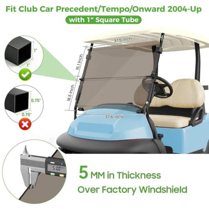 Golf Cart Windshield for Club Car Precedent