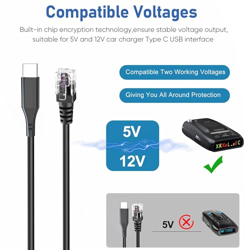 Radar Detector Cable (6.56 Foot)