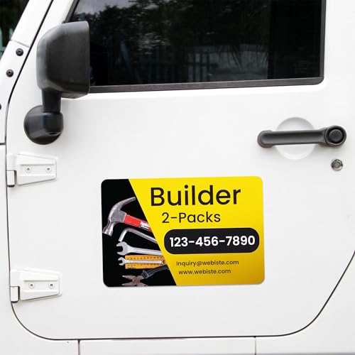 Custom Car Magnet Signs for Advertising and Promotion (2 Count)