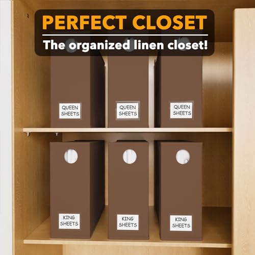 6 Pack Bed Sheet Organizers and Storage (6 Count)