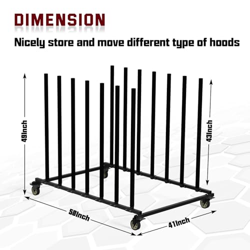 Vehicle Hood Storage Cart (6 Count)