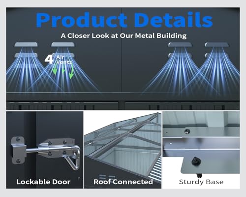 20 x 13 FT Outdoor Storage Shed