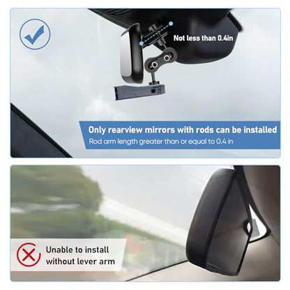 Radar Detector Mount Rearview Mirror Bracket