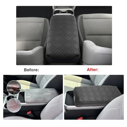 for 2026 GMC Terrain Armrest Cover Add Soft Cotton Cushion