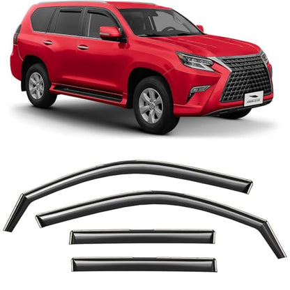 in Channel Extra Durable Rain Guards for Lexus GX 2010 (4 Count)