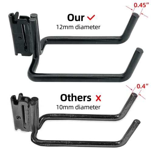 2 Pack E Track Heavy Duty Shovel Hanger (2 Count)