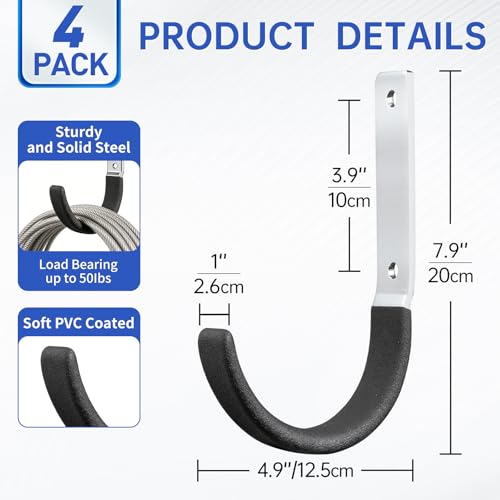 Heavy Duty Steel Garage Hooks