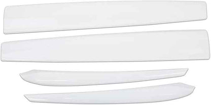 Matte White Dashboard Cover and Front Door Cover Compatible with Tesla Model 3（2021-2023） and Model y（2019-2024 (Matte White)