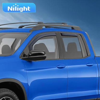in Channel Rain Guards for Honda Ridgeline 2017 (4 Count)
