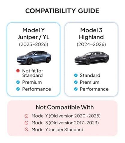 for 2026 Tesla Model Y (2 Count)