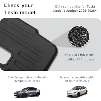 for Tesla Model Y Juniper Rear Seat Back Cover All Weather TPE SeatBack Liner Pad Back Protector Interior Accessories 2025 2026