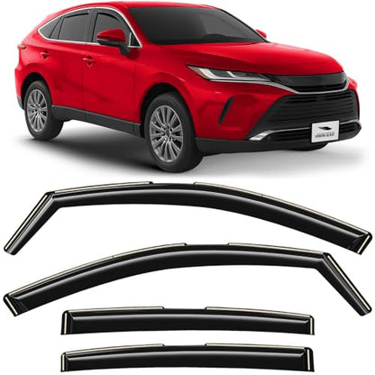 in Channel Extra Durable Rain Guards for Toyota Venza 2021