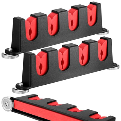 2 Pcs Magnetic Fishing Rod Holder for Car Fishing Pole Rack Vertical Rod Storage Holders for Truck Bed Boat Wall Garage Door (2 Count)