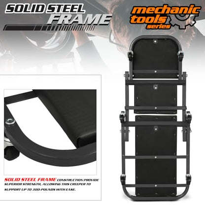 40 Inch Folding Creeper Rolling Seat