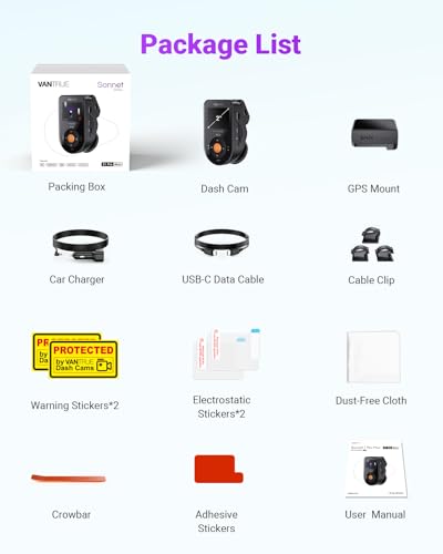 S1 Pro Max 4K Dash Cam Front