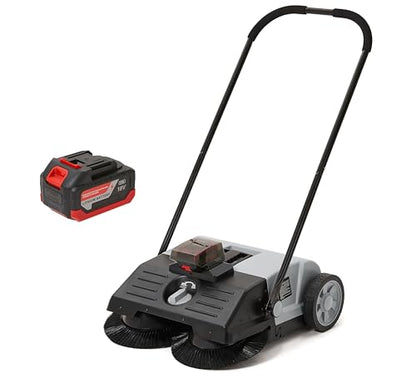 Battery Powered Artificial Grass & Hard Surface Sweeper