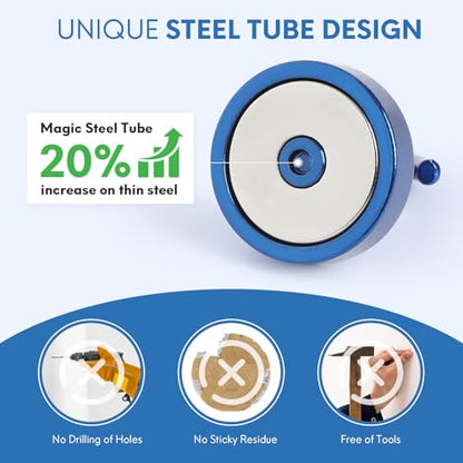 Magnetic Hooks Steel Tube Design for Cruise (10 Count)