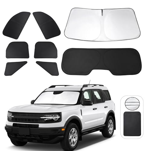 Window Shades for Ford Bronco Sport 2021 (8 Count)