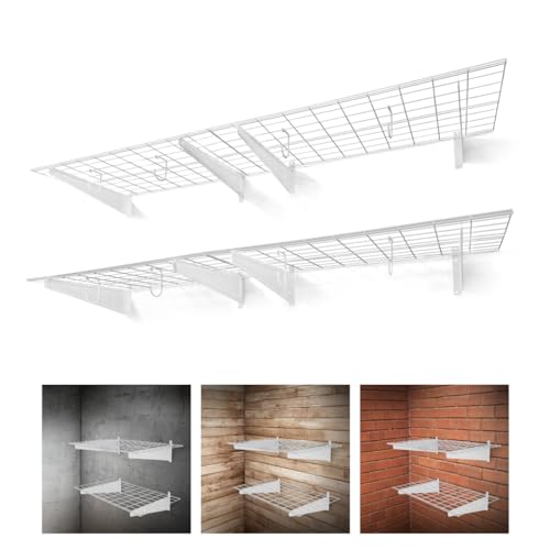 72 in. W x 18 in. D Wall Mounted Garage Wall Shelving w