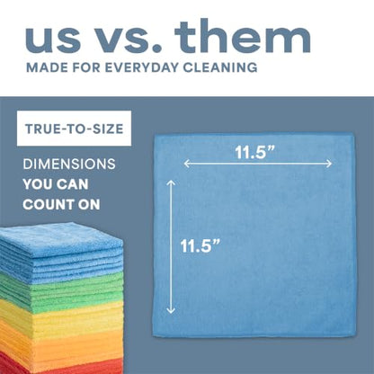 Microfiber Cleaning Cloth (25 Count)