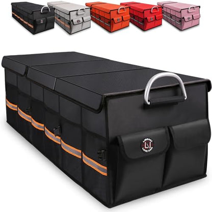 Trunk Organizer Cargo Organizer Trunk Storage Waterproof Collapsible Durable Multi Compartments