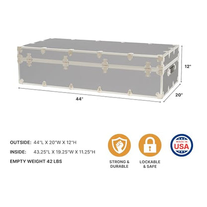 Rhino Trundle Storage Trunk with Wheels