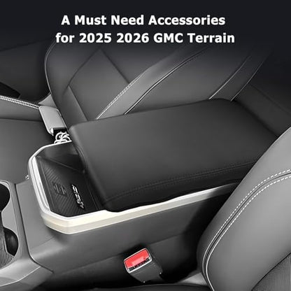 2025 2026 Terrain Center Console Cover Compatible with 2025 2026 GMC Terrain Accessories 2025 Terrain GMC Armrest Cover Center Console Pad Armrest Console Cover