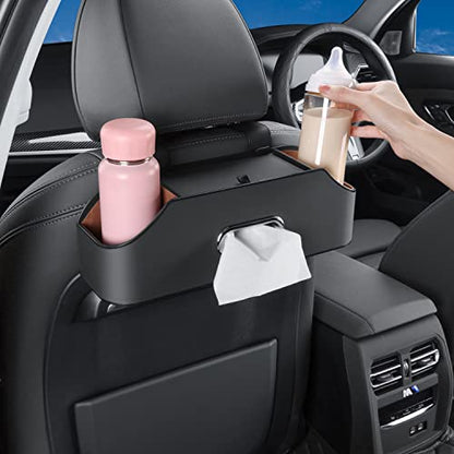 Car Seat Back Organizer with Cup Holders (22.9281 Ounce)
