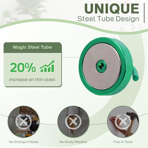 Magnetic Hooks Steel Tube Design for Cruise (10 Count)