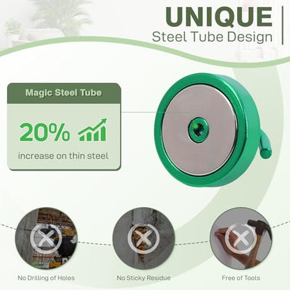 Magnetic Hooks Steel Tube Design for Cruise (10 Count)