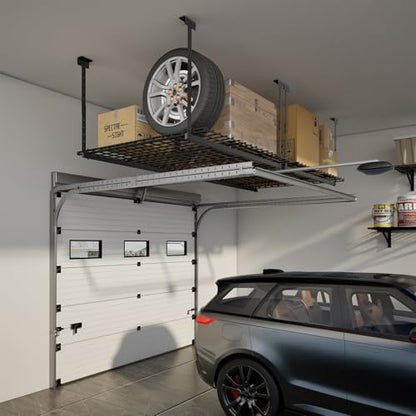 45-Inch x 45-Inch Overhead Garage Storage Rack 250LBS Weight Capacity