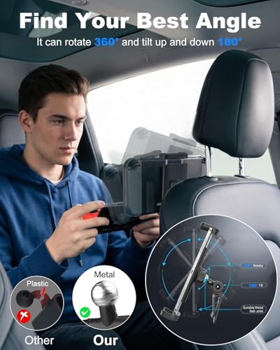 Model Y Model 3 Back Seat Tablet Mount for Tesla iPad Mount