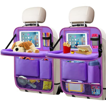 Car Seat Back Organizer Table Tray (2 Count)