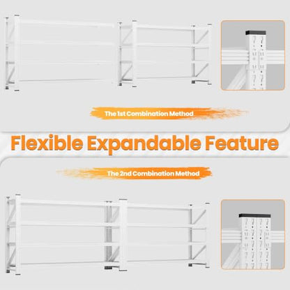 79” Wide Heavy Duty Metal Garage Shelving