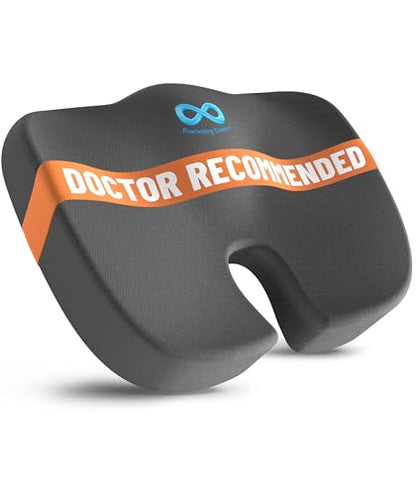 Doctor Recommended Memory Foam Seat Cushion for Office Chairs & Car
