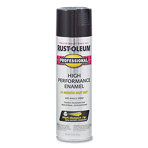 Professional High Performance Gloss Black Spray Paint (15 Ounce)