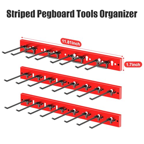 3 Modular Pegboard Strip Storage (2.42 Count)