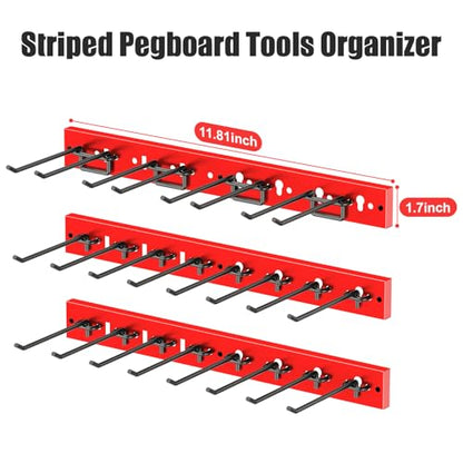 3 Modular Pegboard Strip Storage (2.42 Count)