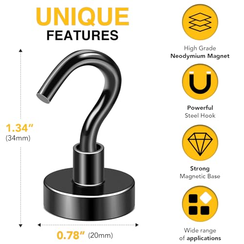 Magnetic Hooks (10 Count)