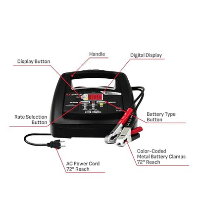 6A Car Battery Charger & Maintainer