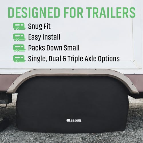 Dual Axle RV Tire Covers for Trailers