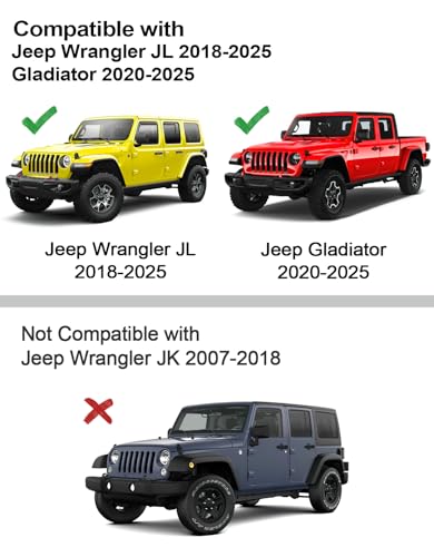 Window Rain Guards for Jeep Wrangler JL 2018