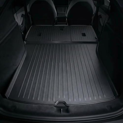 All Weather Cargo Liners for New 2025 2026 Tesla Model Y Juniper Trunk Mat with Front and Rear Frunk Trunk Tray Mats Protector Anti