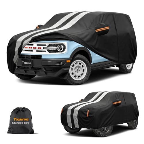 Multi Layer Car Cover Custom Fit for Ford Bronco 2dr