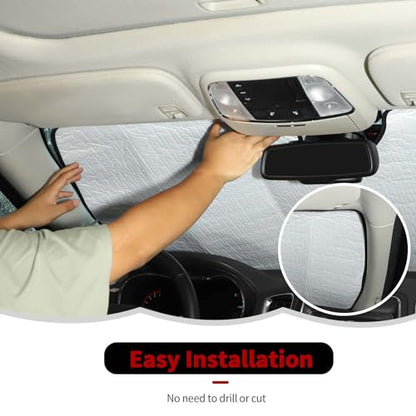 Windshield Sunshade Sun Shade Heat Shield Window Sun Visor Mat for Dodge Durango 2011