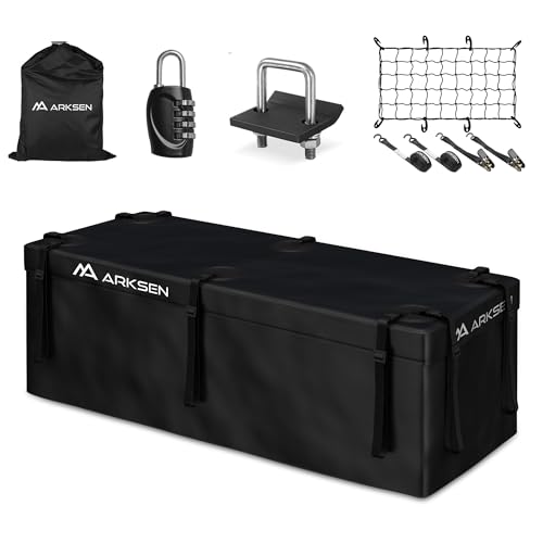 Waterproof Hitch Cargo Carrier Bag with Combination Lock for Truck SUV RV Trailer