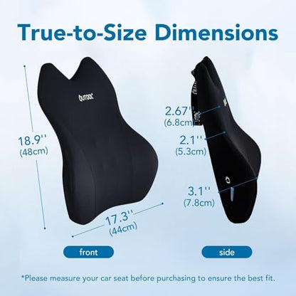 Patented Lumbar Support Pillow for Car